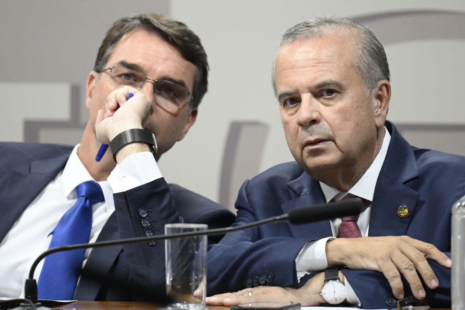 Rogério Marinho se reúne com Gilmar Mendes e diz que Flávio quer ter interlocução com STF