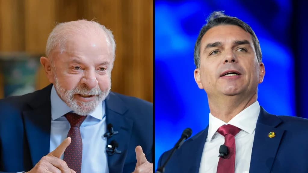 PODERDATA/AYA: Lula tem 43% e Flávio Bolsonaro 42% dos votos válidos no 1° turno
