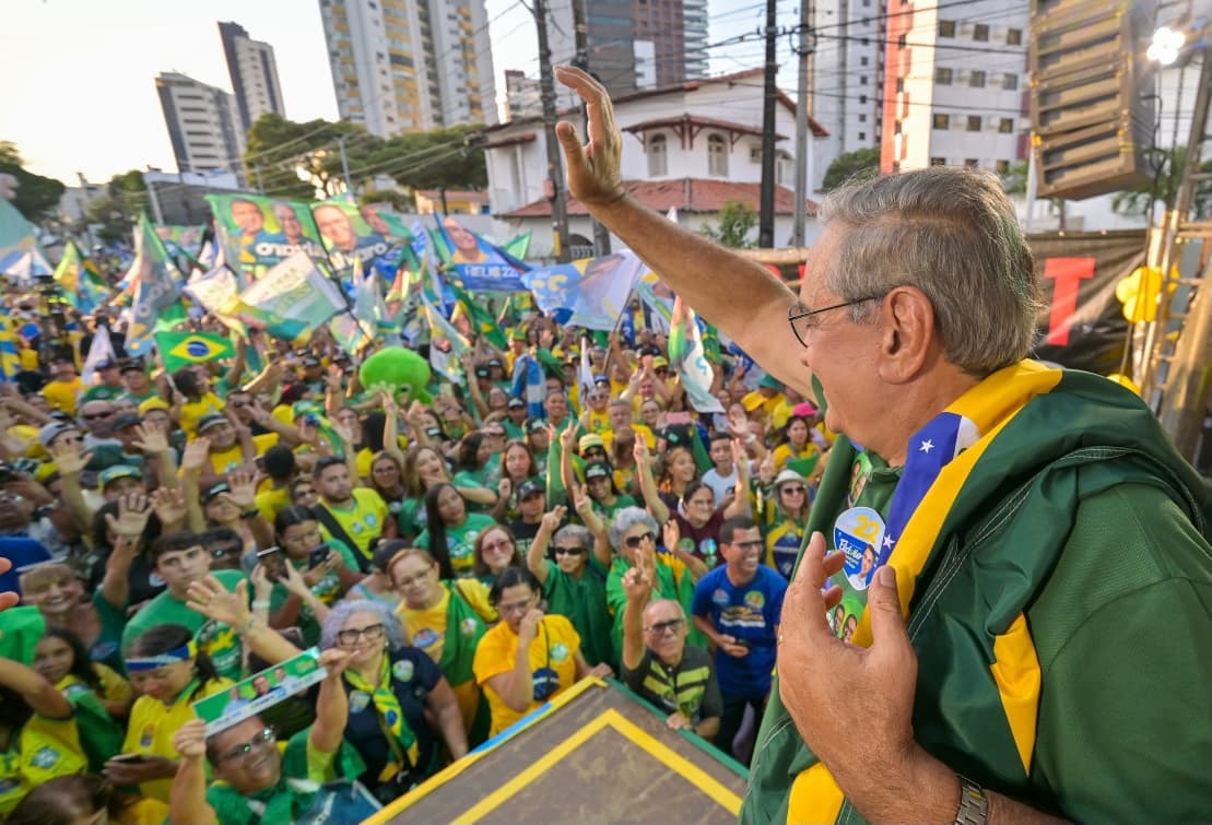 Multidão participa de ato com Álvaro e Rogério Marinho em defesa de André Mendonça, da liberdade de expressão e da democracia