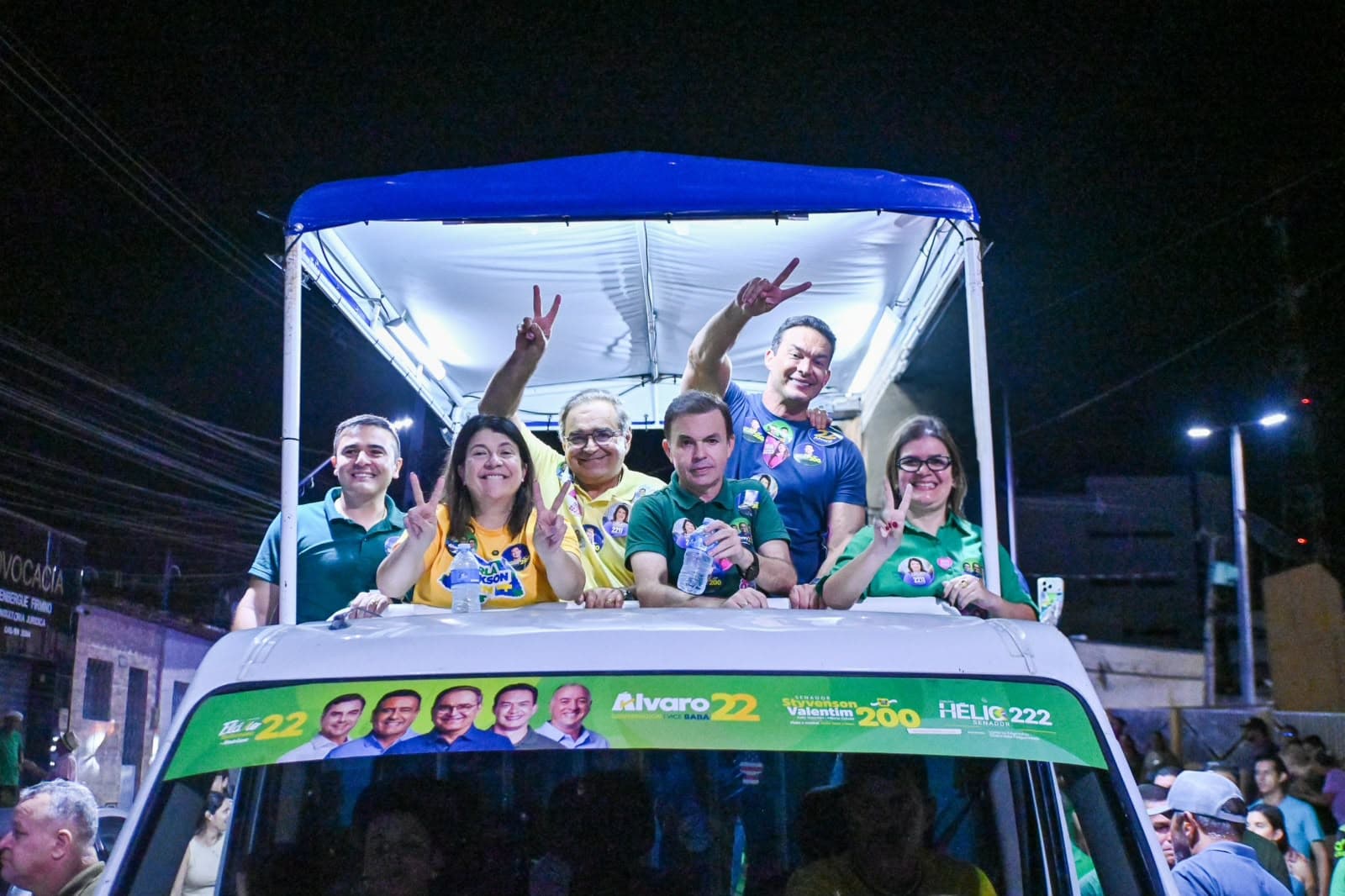Com 20 mil pessoas em Nova Cruz, Carla Dickson participa de arrastão ao lado de Joquinha Nogueira, Flávio de beroi e Álvaro Dias
