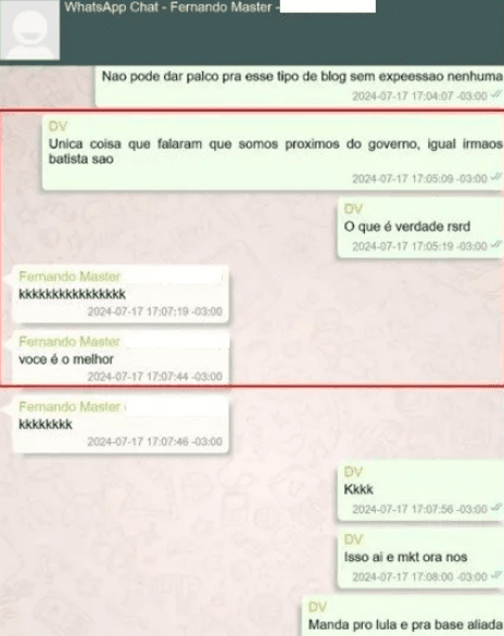 Em mensagens, Vorcaro se gabou de proximidade com governo Lula: ‘Igual irmãos Batista’