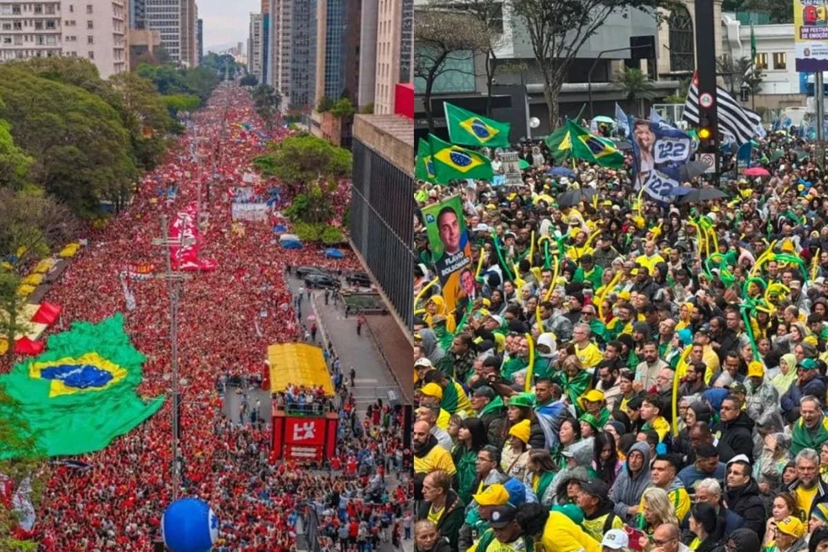 PAULISTA X PERIFERIA: Flávio faz ato no centro de SP enquanto PT foca nas bases periféricas