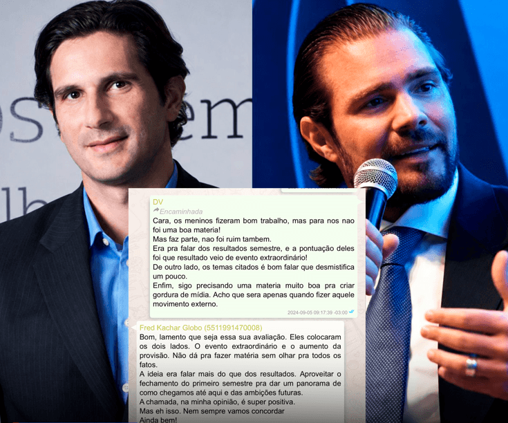 Grupo Globo demite diretor-geral Frederic Kachar após divulgação de conversas privadas com Vorcaro