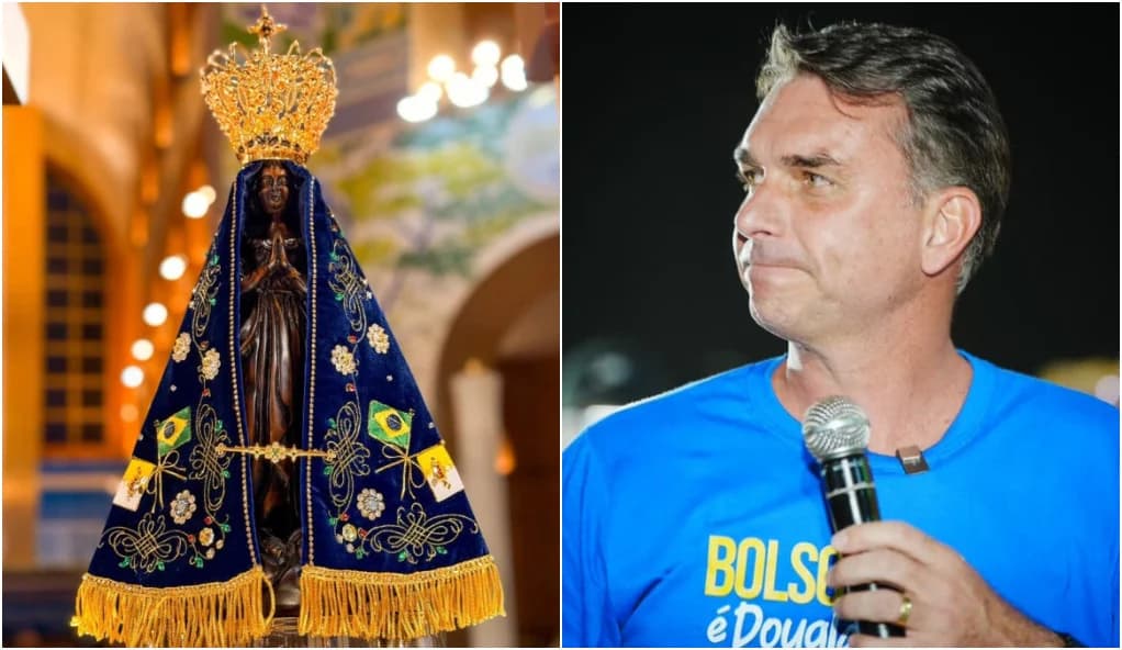 TSE mantém remoção de posts que associam Flávio Bolsonaro a Nossa Senhora
