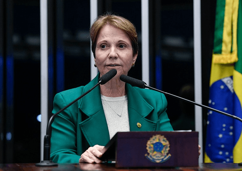 Tereza Cristina cita desejo de ser a 1ª mulher a presidir o Senado e vê ambiente favorável a impeachment de ministros do STF