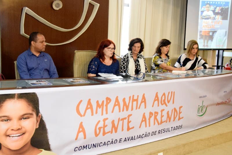 Avaliação da campanha do IDE - "Aqui a gente apreende" - é considerada positiva
