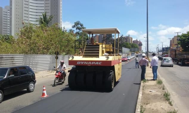 Avenidas da cidade receberão novo capeamento asfáltico até o mês de julho