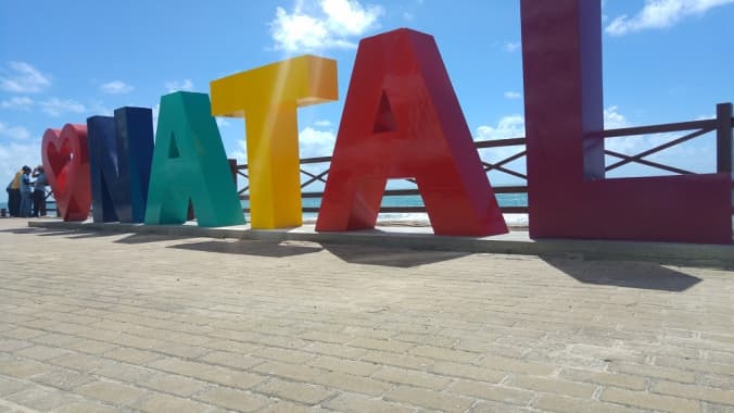FOTO: Prefeitura inaugura monumento com letreiro da cidade de Natal