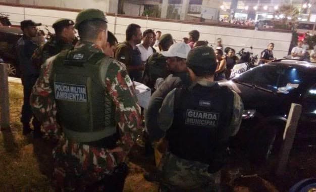 Guarda Municipal e Polícia Militar apreendem paredões de som em festa na Cidade da Esperança