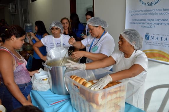 Sopa Solidária amplia ações de Segurança Alimentar em Natal