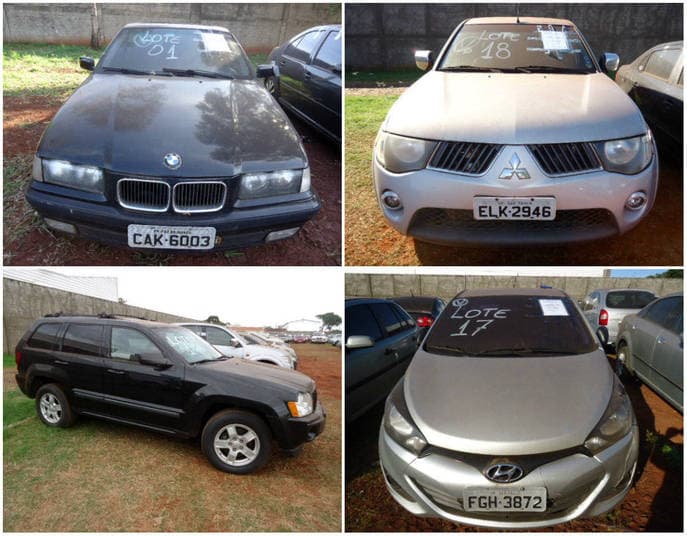 FOTOS: Leilão tem Vectra por R$ 4,5 mil, Corolla por R$ 3 mil e HB20 por R$ 7 mil