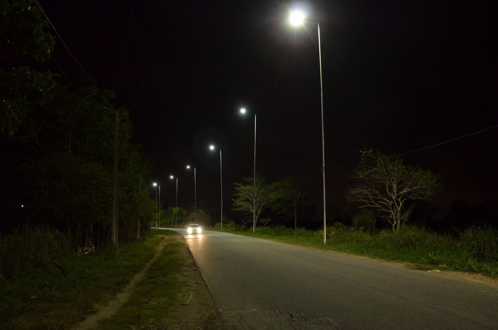 FOTOS: Prefeitura de São Gonçalo conclui primeira etapa da iluminação da RN 160 – acesso ao aeroporto internacional