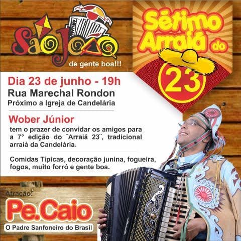 Terça-feira tem a 7ª edição do ‘Arraiá 23’ em Candelária