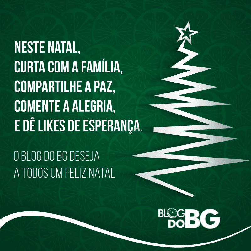 BG agradece as lembranças e mensagens de Natal