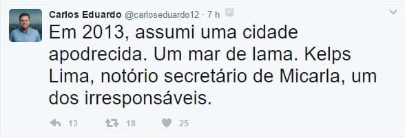 Carlos Eduardo e Kelps trocam desaforos pelas redes sociais