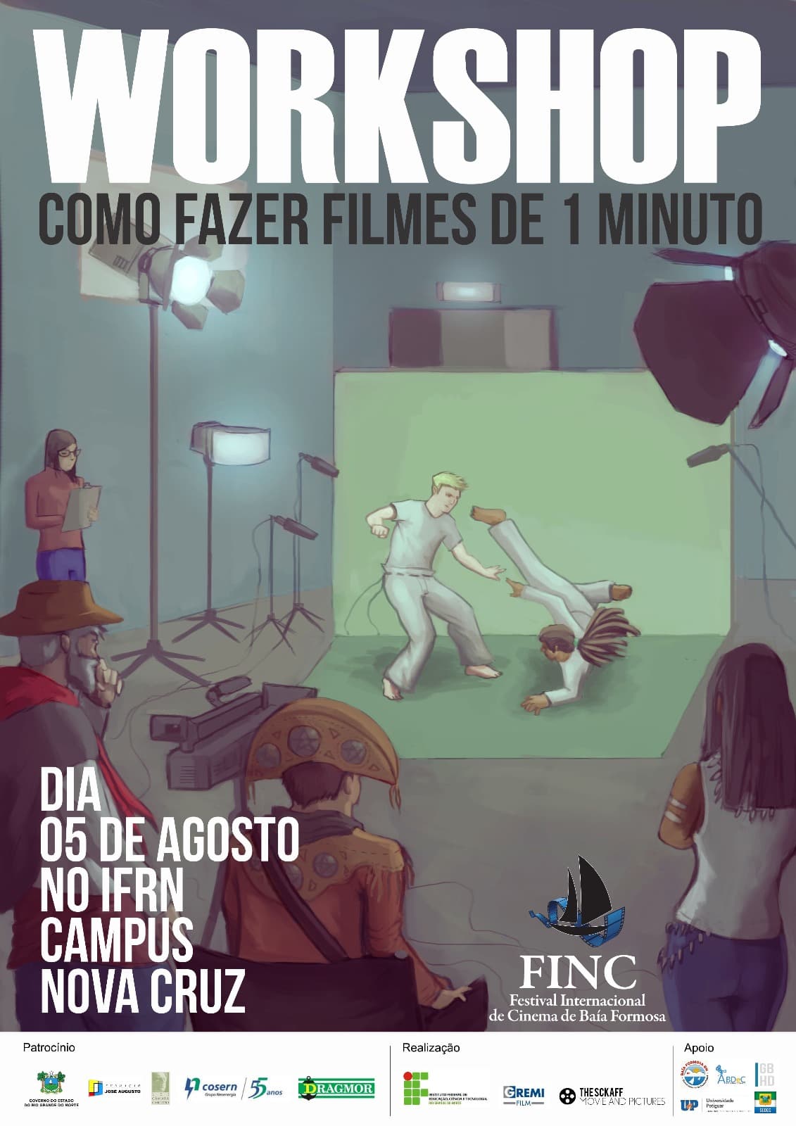 Nova Cruz recebe Workshop "Como fazer filmes de 1 minuto" na próxima sexta - (05 de agosto)