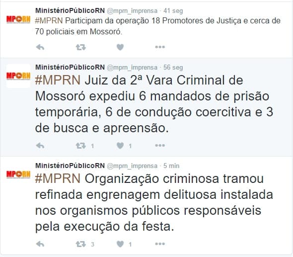 URGENTE: MP deflagra operação para apurar desvios no Mossoró Cidade Junina