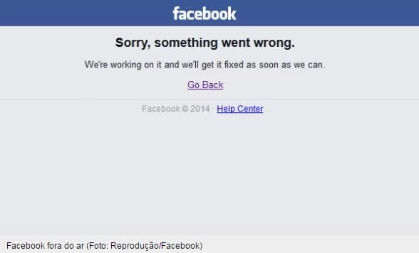 Facebook apresenta instabilidade e usuários não conseguem acessar site
