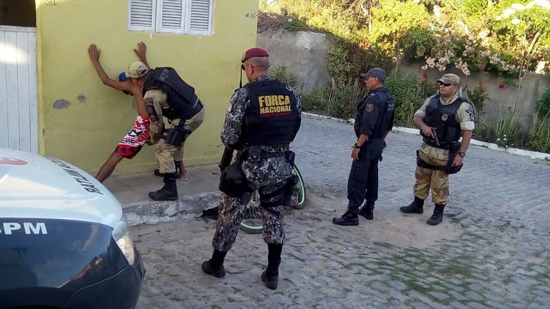 FOTOS: Força Nacional reforça patrulhamento no interior do RN