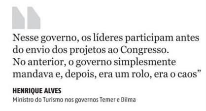 Henrique diz enviar projeto no governo de Dilma para o congresso "era um rolo, era um caos"