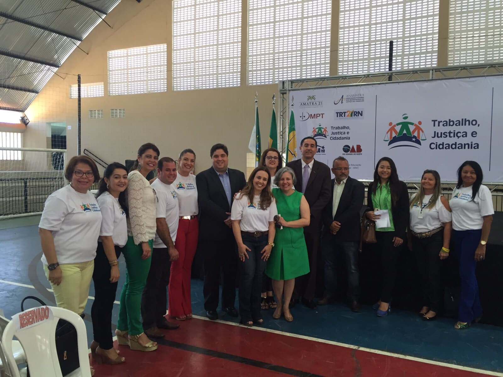 Ginásio do DED recebeu a culminância geral do Programa Trabalho, Justiça e Cidadania