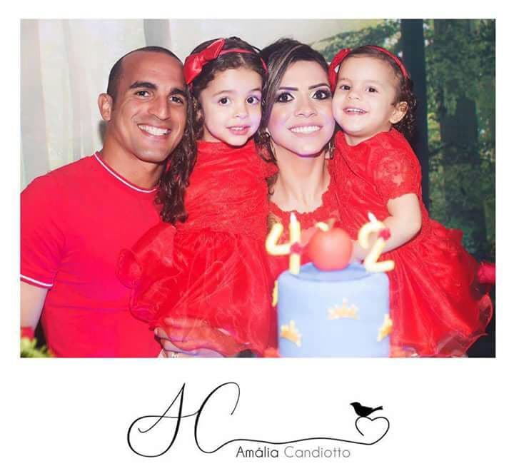 VÍTIMA ACIDENTE AÉREO DA CHAPECOENSE - FOTO: Potiguar Gil com família