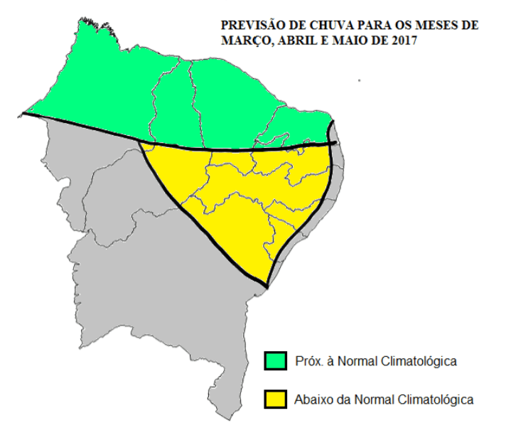 Meteorologistas preveem chuvas próximas do normal no RN; mais intensas no Alto Oeste e Vale do Assu