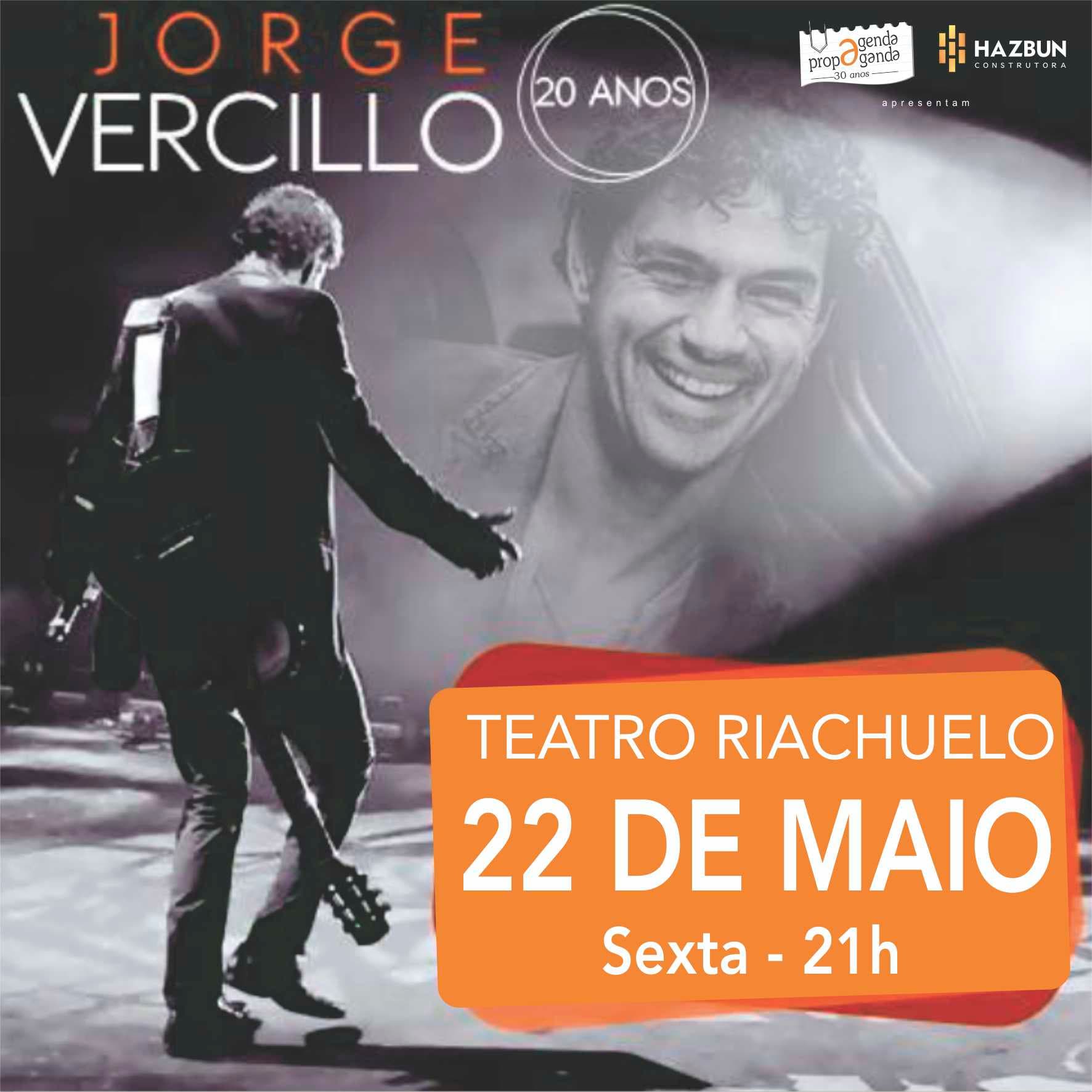 Maio com o melhor da música nacional: Fagner no Boulevard, e Jorge Vercillo, no Teatro Riachuelo
