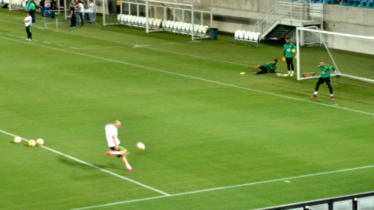 Veja FOTOS do treino da Seleção Brasileira