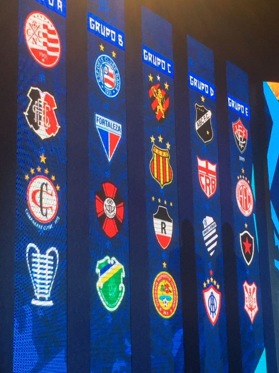 ABC cai no Grupo D e América no Grupo E da Copa do Nordeste