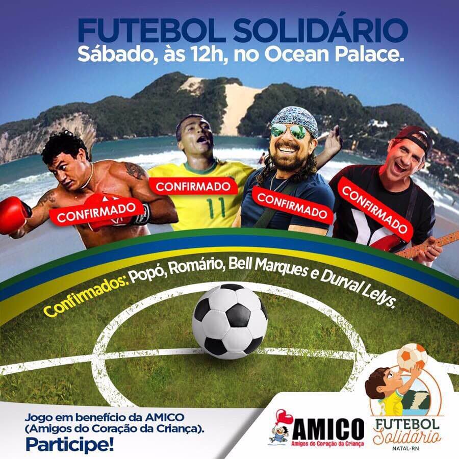 Fábio Faria organiza futebol solidário com políticos, desportistas e artistas