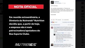 Empresa rompe patrocínio com Boa, após acerto com goleiro Bruno