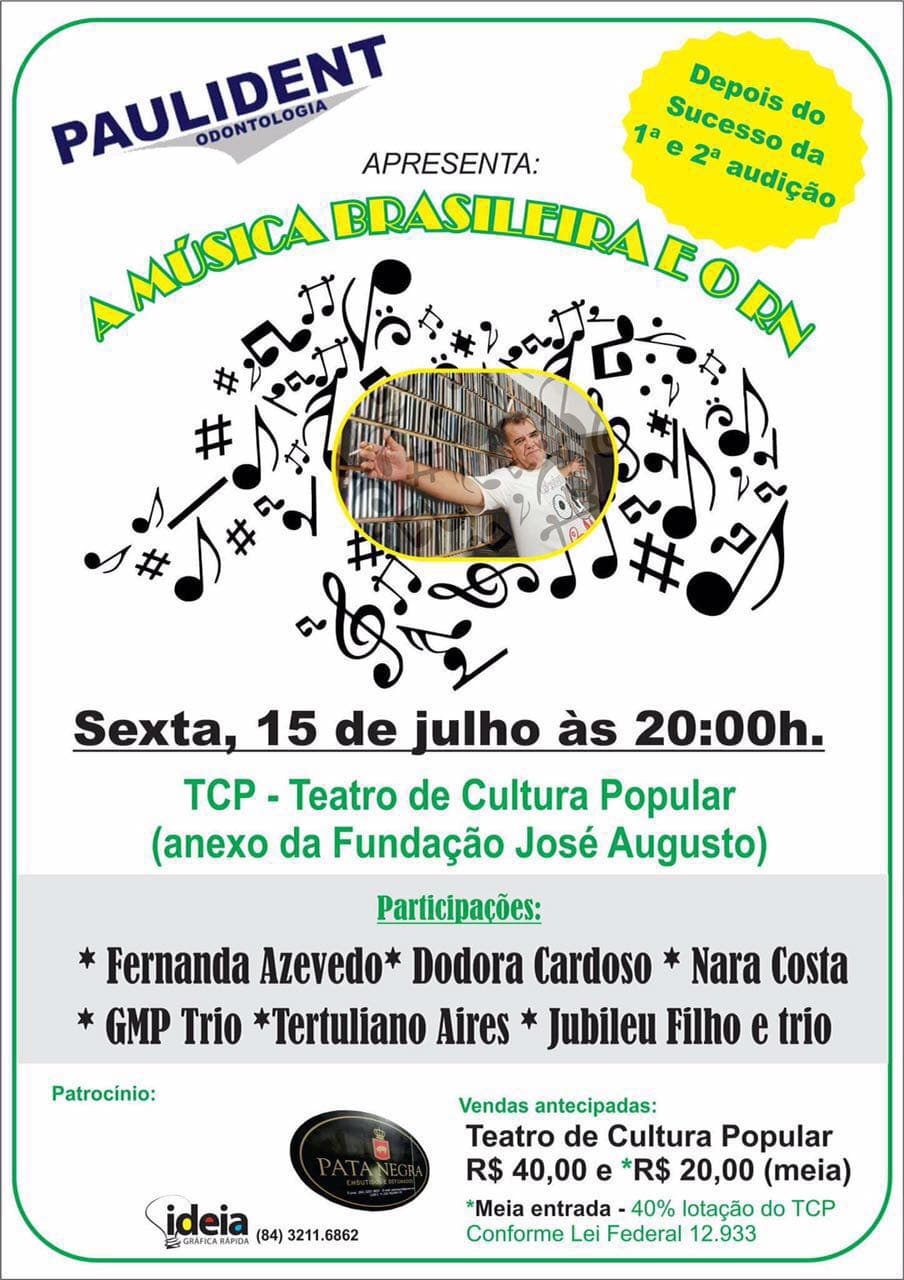 Cantora Fernanda Azevedo participa de espetáculo nesta sexta no Teatro de Cultura Popular