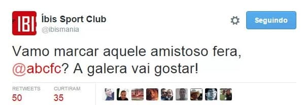 ABC perde mais uma, completa 16 jogos sem vitória e o Íbis convoca para amistoso