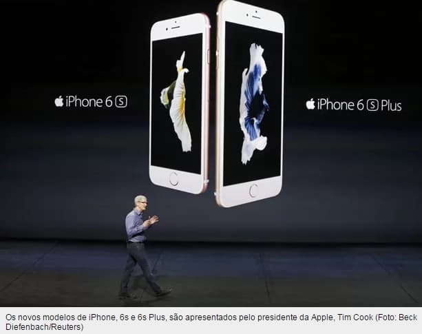 Apple admite que iPhones 6s e 6s plus têm erro no indicador da bateria