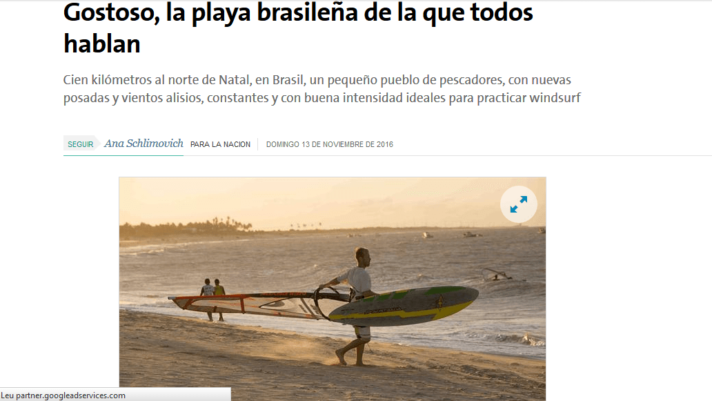 Turismo do RN é destaque no principal jornal da Argentina