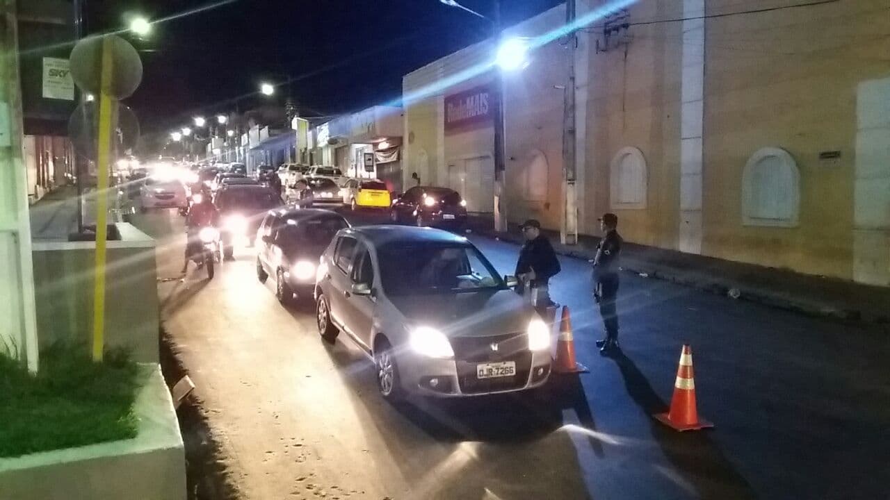 Operação Lei Seca registra 145 autuações durante festa da padroeira de Ceará Mirim
