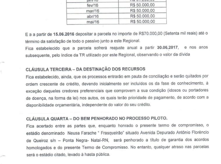 BOMBA: Atual direção do ABC deu o Frasqueirão como garantia das dívidas trabalhistas