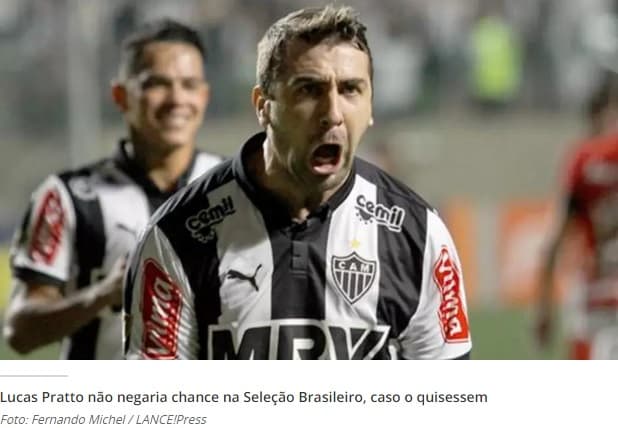 ELE E NEYMAR, EM? Artilheiro, argentino Lucas Pratto não descarta defender Seleção Brasileira
