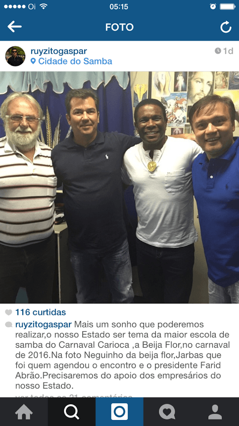 RN pode virar tema do carnaval da Beija-Flor no sambódromo