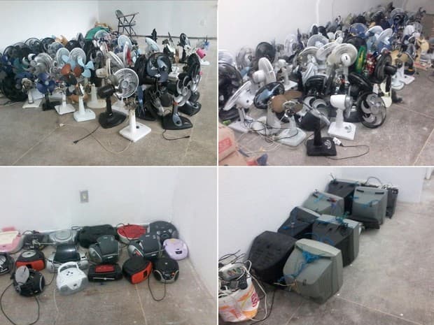 ACABOU A MORDOMIA: Sejuc retira TVs, som e ventiladores de presos em Alcaçuz