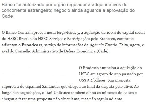 Quatro bancos concentram 79% do crédito no Brasil, diz Banco Central