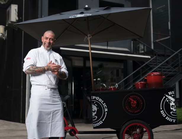 MasterChef Fogaça cria rede para vender hot dog em bike a partir de R$ 12