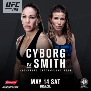 Cris Cyborg estreia no UFC na Arena da Baixada contra Leslie Smith