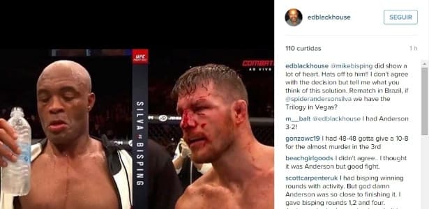 Empresário de Anderson Silva pede revanche contra Bisping no Brasil