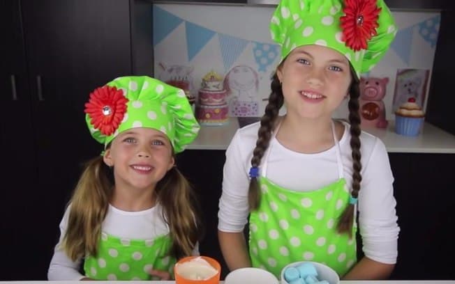 Irmãs de 8 e 5 anos faturam R$ 386 mil por mês com canal de culinária no YouTube
