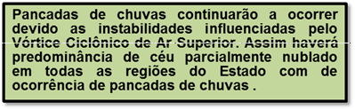 Pancadas de chuvas em Natal e interior continuarão, diz Emparn; veja previsão