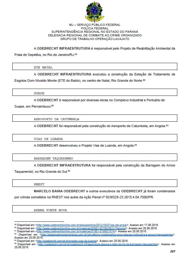 PF abre inquérito para investigar contratos de 38 obras da Odebrecht; RN na lista
