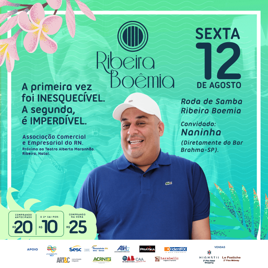 Naninha da Vila participa pela 2ª vez do Ribeira Boêmia