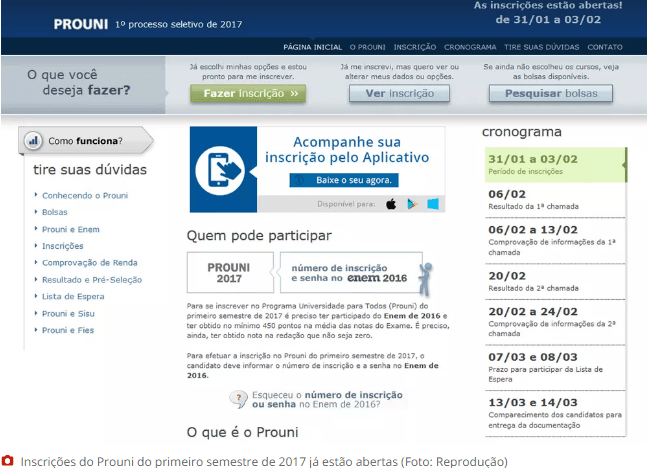 Prouni abre inscrições para mais de 214 mil bolsas; prazo termina às 23h59 desta sexta